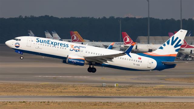 TC-SOV:Boeing 737-800:SunExpress